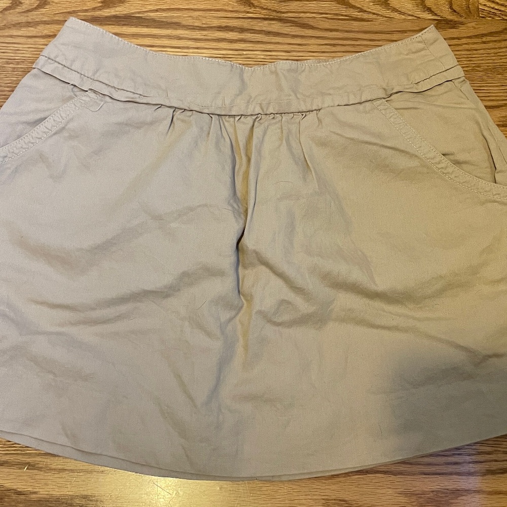 Pocketed Linen Skirt - J Crew